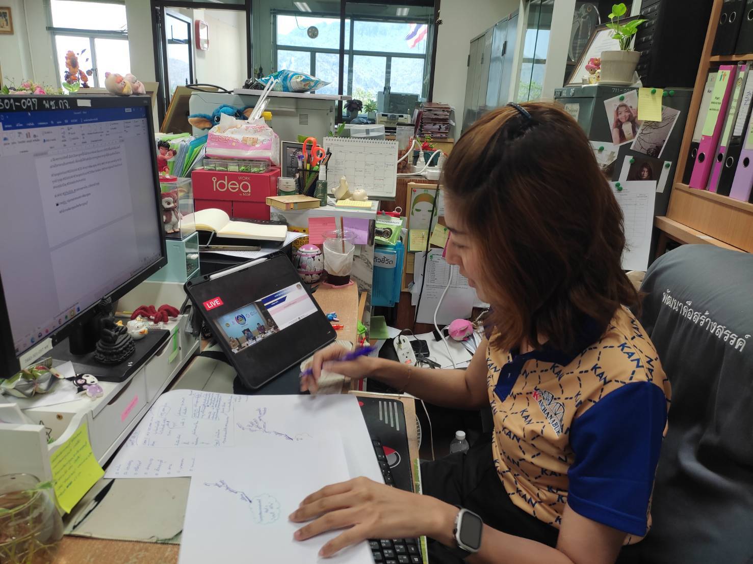 พช. กาญจนบุรี ร่วมการประชุมกรมการพัฒนาชุมชน ครั้งที่ 3/2568