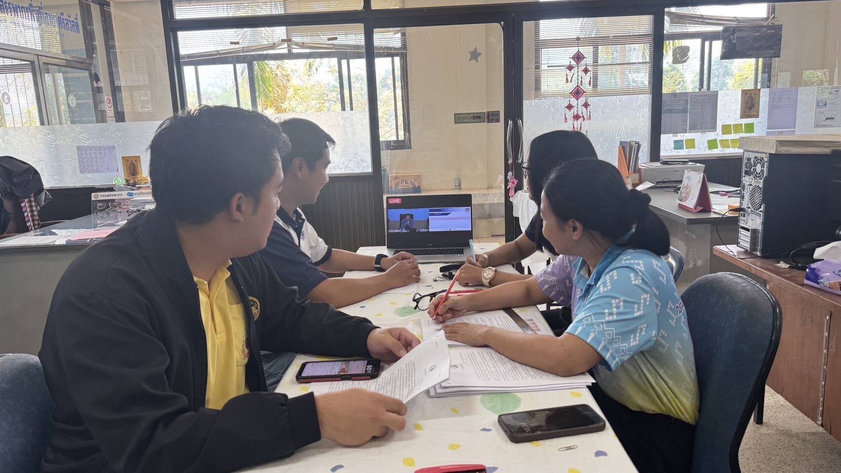 พช. กาญจนบุรี ร่วมการประชุมกรมการพัฒนาชุมชน ครั้งที่ 3/2568