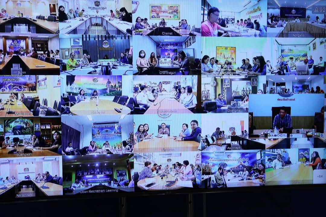 พช. กาญจนบุรี ร่วมการประชุมกรมการพัฒนาชุมชน ครั้งที่ 3/2568