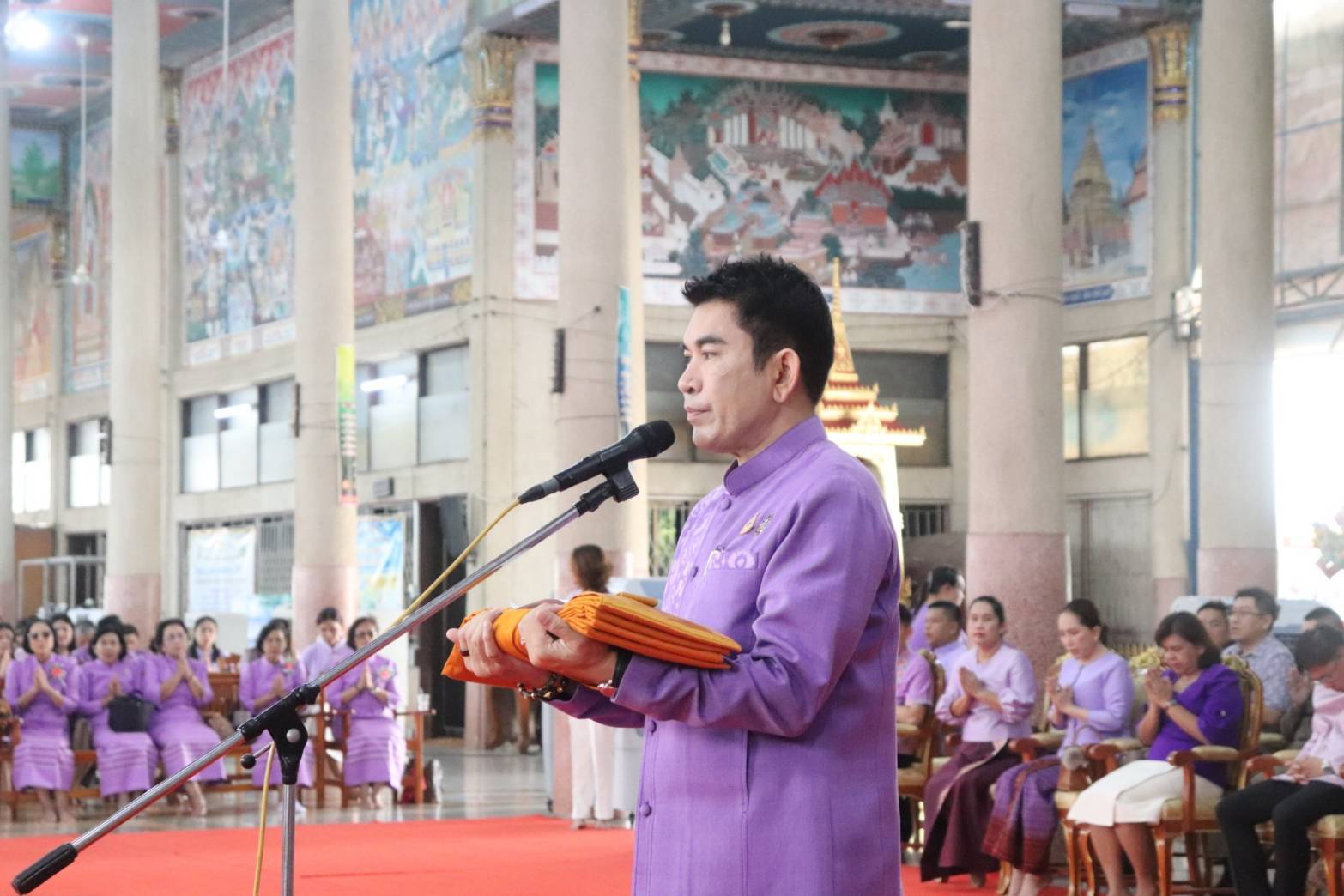 พช. กาญจนบุรี จัดพิธีทอดผ้าป่าสมทบกองทุนพัฒนาเด็กชนบท ในพระราชูปถัมภ์สมเด็จพระเทพรัตนราชสุดาฯ สยามบรมราชกุมารี ประจำปี 2568