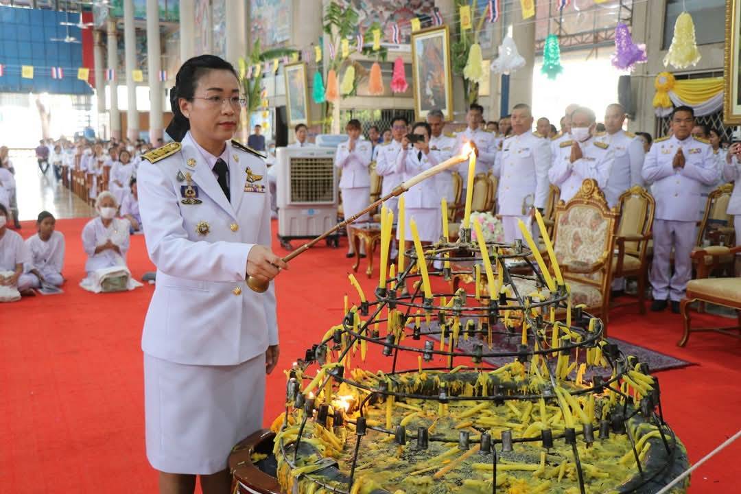 พช.กาญจนบุรี ร่วมเทศน์มหาชาติเวสสันดรชาดกเฉลิมพระเกียรติ สมเด็จพระกนิษฐาธิราชเจ้า กรมสมเด็จพระเทพรัตนราชสุดาฯ สยามบรมราชกุมารี เนื่องในโอกาส วันคล้ายวันพระราชสมภพ 2 เมษายน