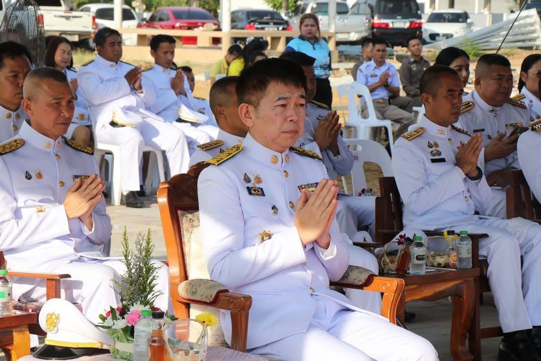 พจ.กาญจนบุรี ร่วมพิธีวันที่ระลึก “วันคล้ายวันสวรรคตสมเด็จพระนเรศวรมหาราช” ประจำปี พ.ศ. 2568