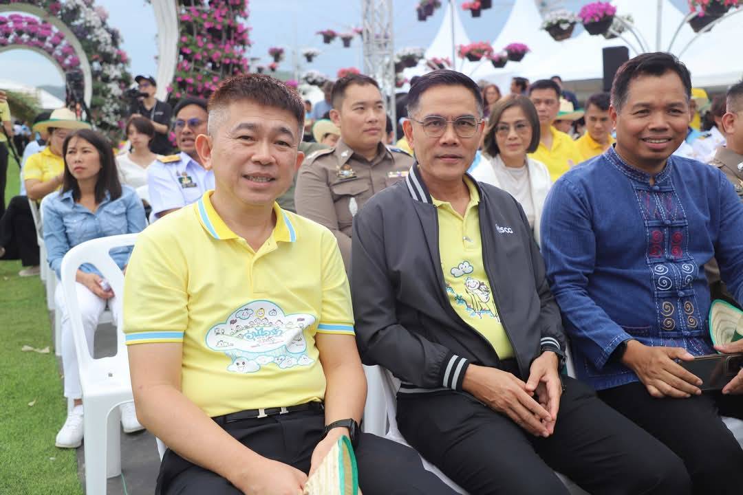 ร่วมแถลงข่าวการจัดงาน “มหกรรมเกษตรแฟร์สามบุรี @กาญจนบุรี” ชูจุดแข็งเกษตรอินทรีย์-นวัตกรรมการเกษตร เชื่อมโยงเศรษฐกิจฐานราก ยกระดับเกษตรกรไทยสู่อนาคต