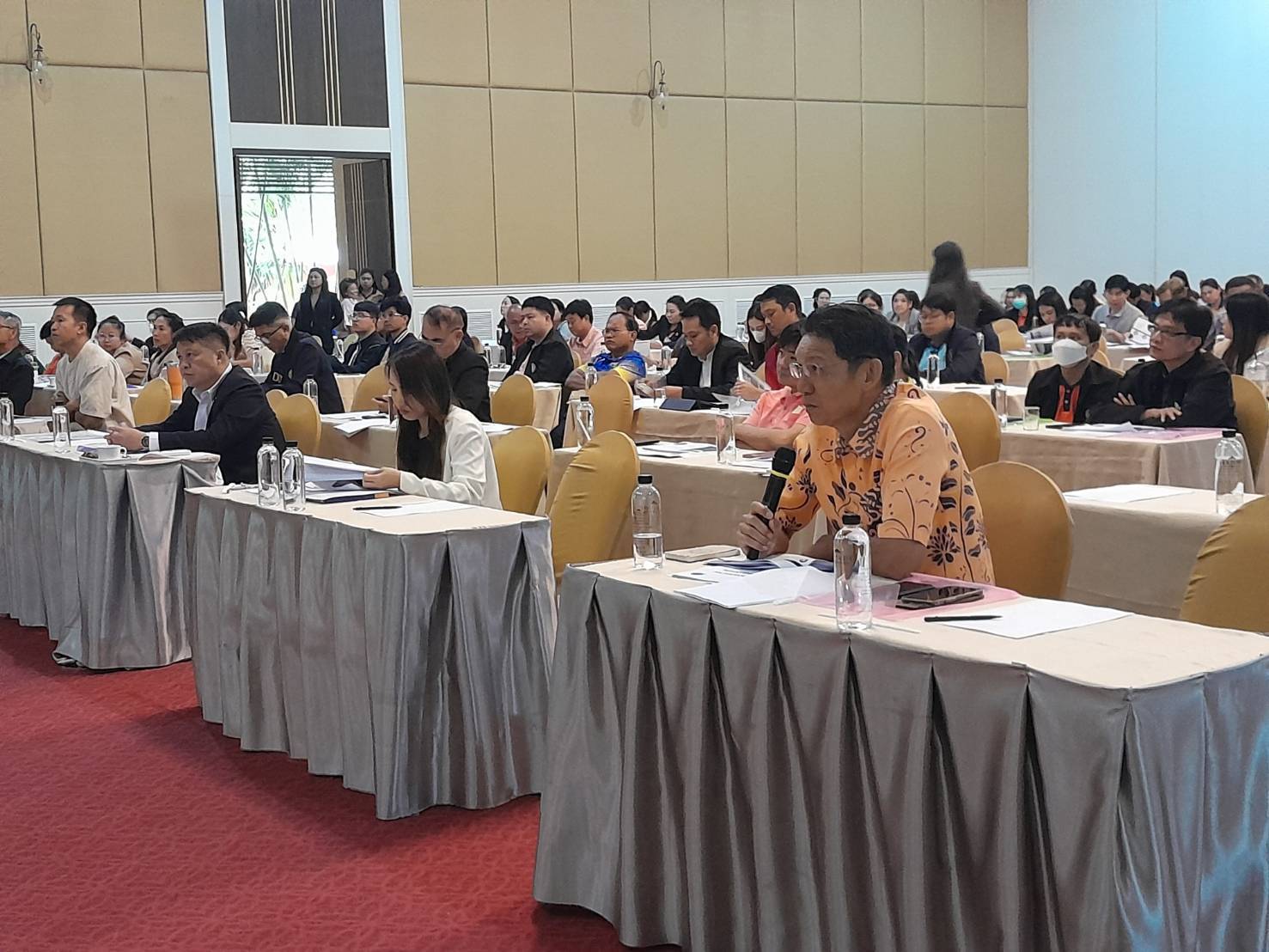 พช. กาญจนบุรี ร่วมประชุมเชิงปฏิบัติการเพื่อซักซ้อมความเข้าใจการจัดทำแผนและประสานแผนในทุกระดับให้เป็นแผนเดียวกัน (One Plan) ในการจัดทำแผนพัฒนาจังหวัดกาญจนบุรี