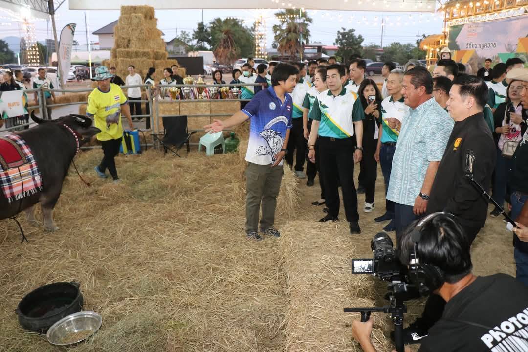 พจ. กาญจนบุรี ร่วมเปิดงานมหกรรมเกษตรแฟร์สามบุรี @กาญจนบุรี” ระหว่างวันที่ 3 – 12 พฤษภาคม 2568 ที่บริเวณทางลงมอเตอร์เวย์ M81 ด่านกาญจนบุรี ติดถนนหมายเลข 324 ตำบลหนองขาว อำเภอท่าม่วง จังหวัดกาญจนบุรี