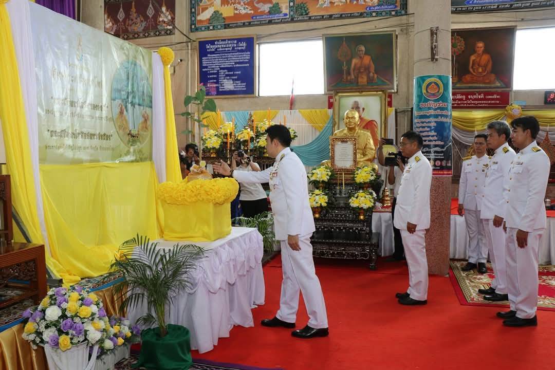 พจ.กาญจนบุรี ร่วมพิธีปลูก “พระศรีมหาโพธิทศมราชบพิตร” เนื่องในเทศกาลสำคัญทางพระพุทธศาสนา วันวิสาขบูชา ประจำปี 2568