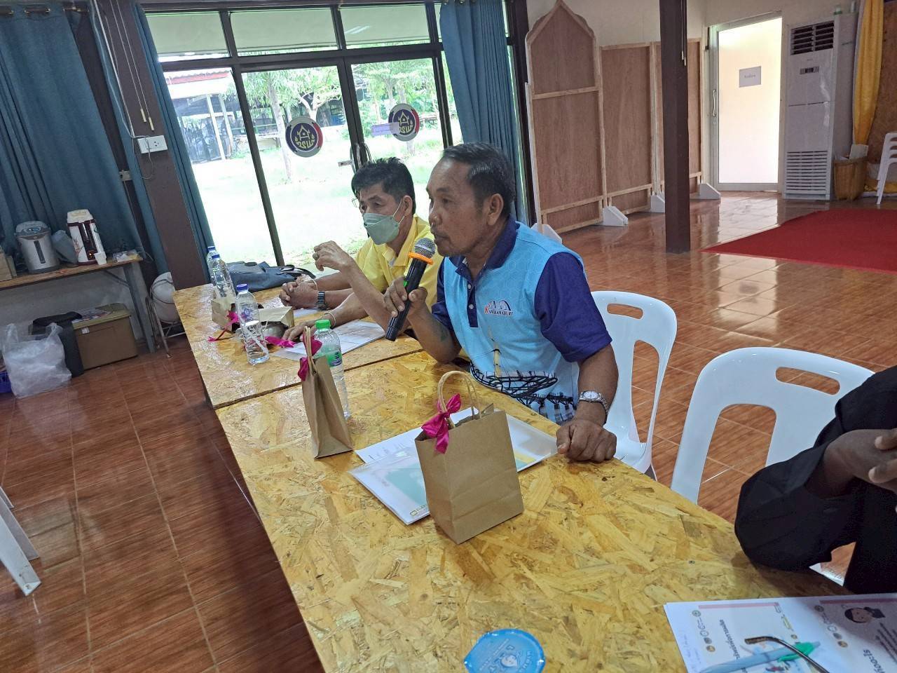 พช.กาญจนบุรี จัดโครงการประชุมเชิงปฏิบัติการส่งเสริมกิจกรรมเครือข่ายกลุ่มออมทรัพย์เพื่อการผลิตระดับจังหวัด