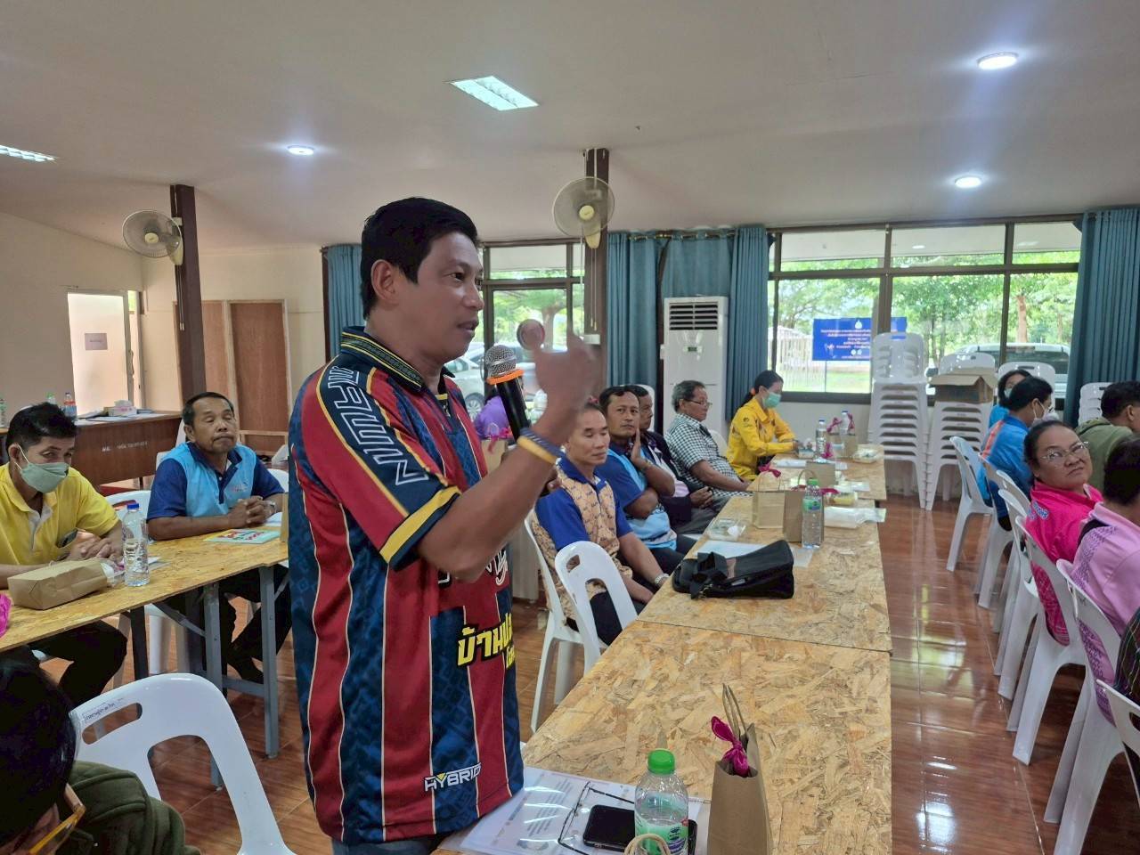 พช.กาญจนบุรี จัดโครงการประชุมเชิงปฏิบัติการส่งเสริมกิจกรรมเครือข่ายกลุ่มออมทรัพย์เพื่อการผลิตระดับจังหวัด