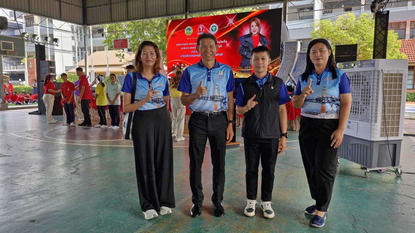 พช. กาญจนบุรี ร่วมงานมหกรรมรวมพลเยาวชน “TO BE NUMBER ONE” จังหวัดกาญจนบุรี สร้างภูมิคุ้มกันทางใจ เสริมพลังคนรุ่นใหม่ต้านภัยยาเสพติด