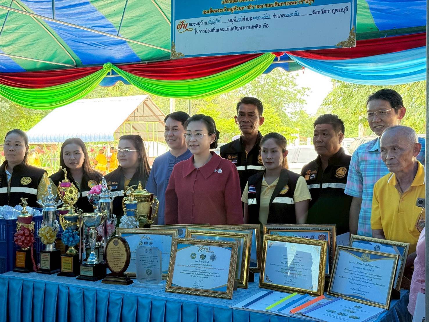 หนองปลาไหลโชว์ของดี! พช.กาญจนบุรีลงพื้นที่คัดสรรกิจกรรมพัฒนาชุมชนดีเด่น ประจำปี 2568